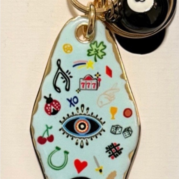 Piper K Key Chain/Bag Charm Novelty Lucky Symbols - Picture 3 of 4